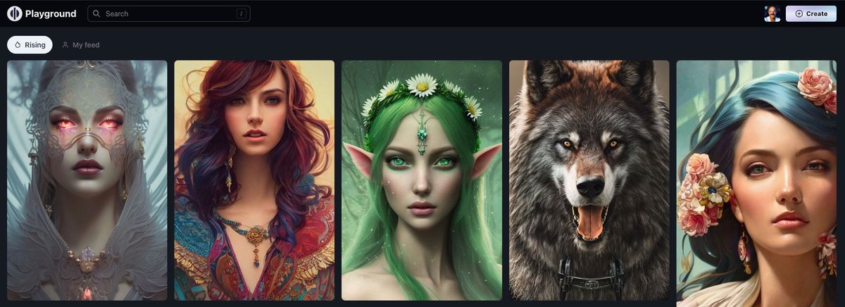 Playground AI uma opção poderosa para criação de ilustrações