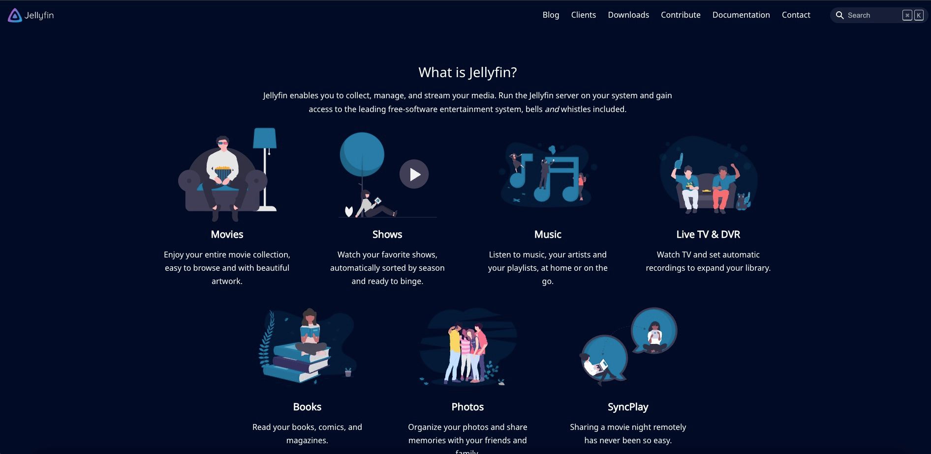 Jellyfin - Gerenciador de streaming open source