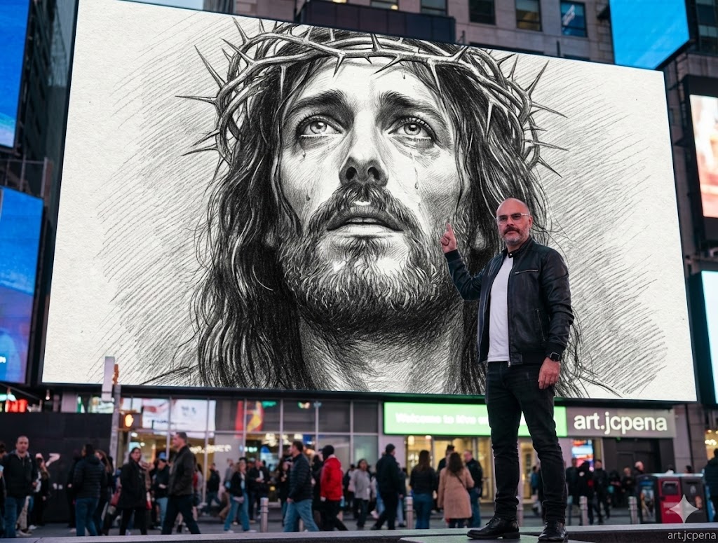 Prompts Insanos: Letreiro de Jesus