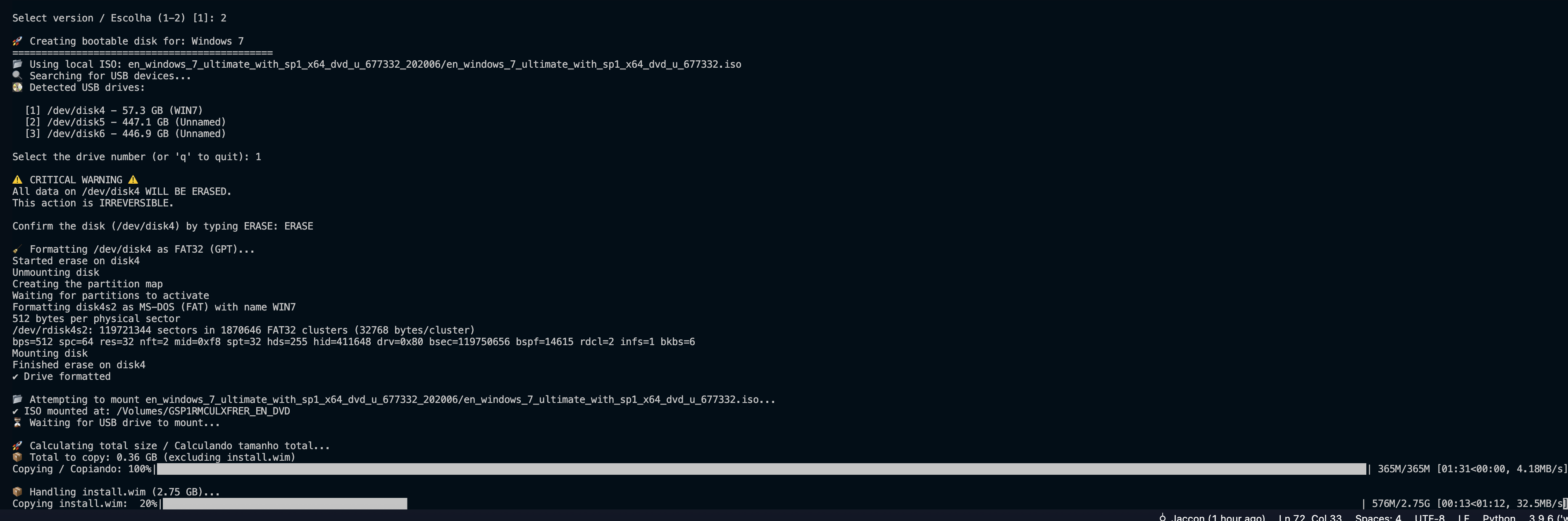 Creating a Bootable Windows 11 USB on macOS the Easy Way